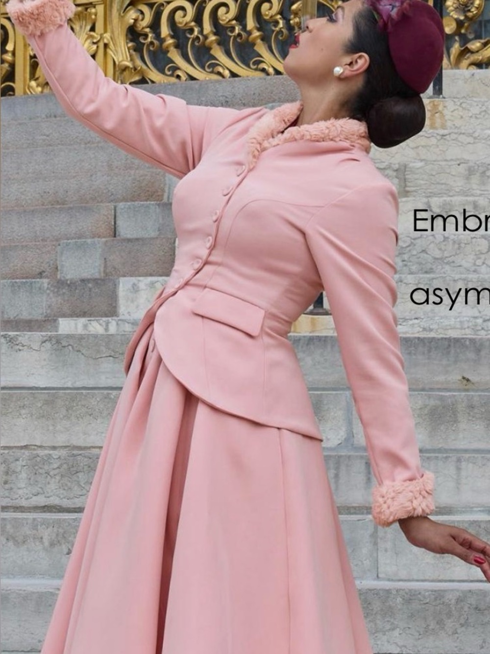 NWT - Misscandyfloss two piece skirt and blazer set